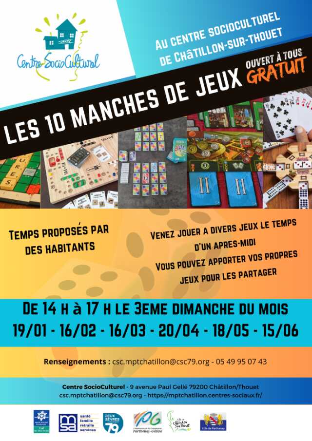 Les 10 manches de jeux