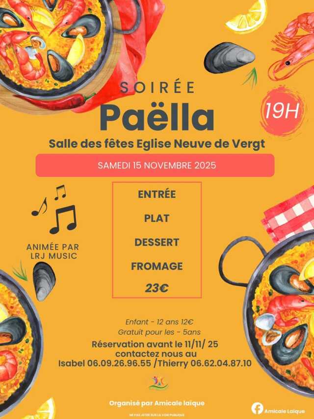 Soirée Paëlla - Animé par LRJ Music