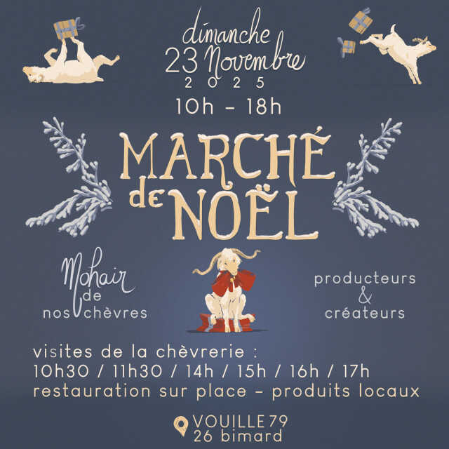 Marché de Noël à la ferme à Vouillé