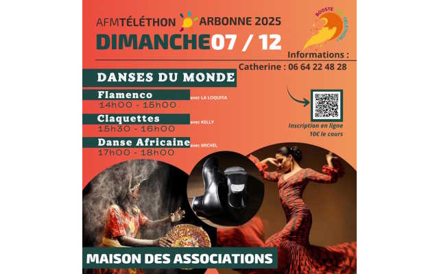Téléthon : Danses du monde