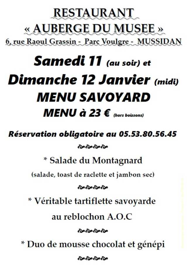 Repas savoyard