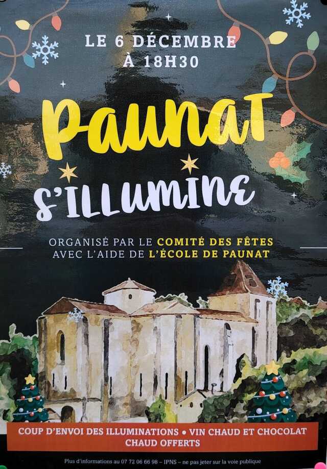 Paunat s'illumine