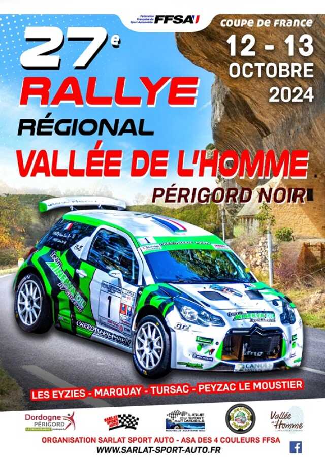 27ème Rallye régional vallée de l'Homme Périgord Noir