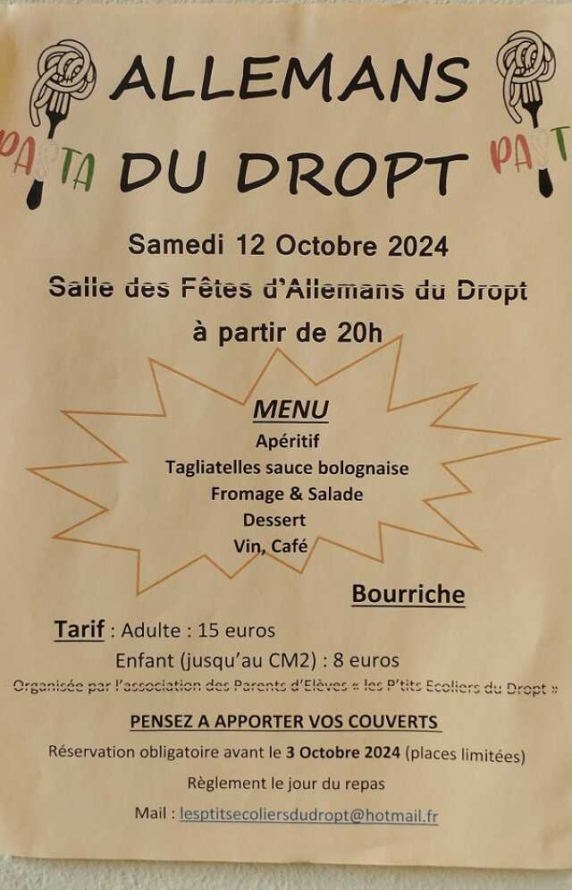 Repas APE Les P'tits Écoliers du Dropt