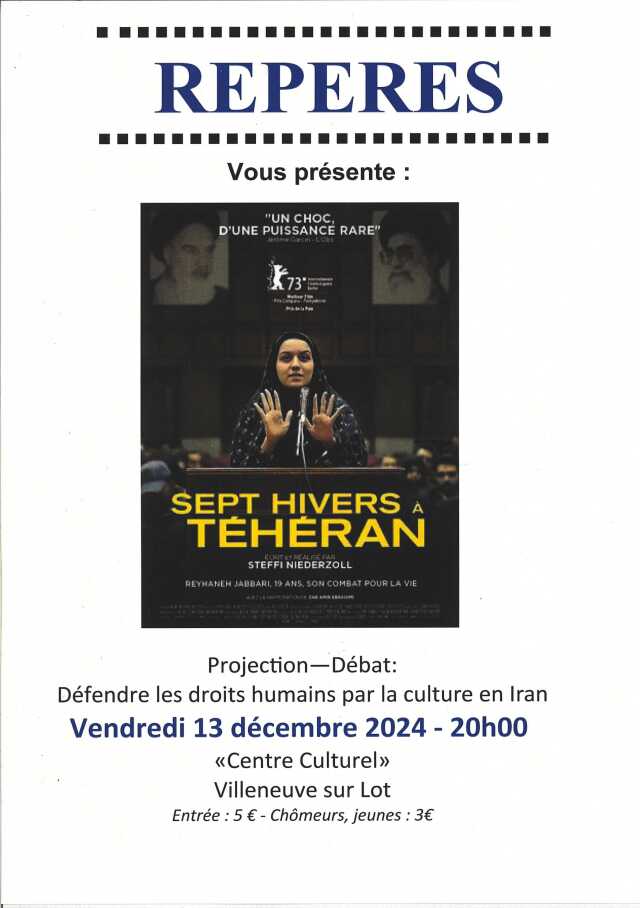 Projection-Débat : Défendre les droits humains par la culture en Iran