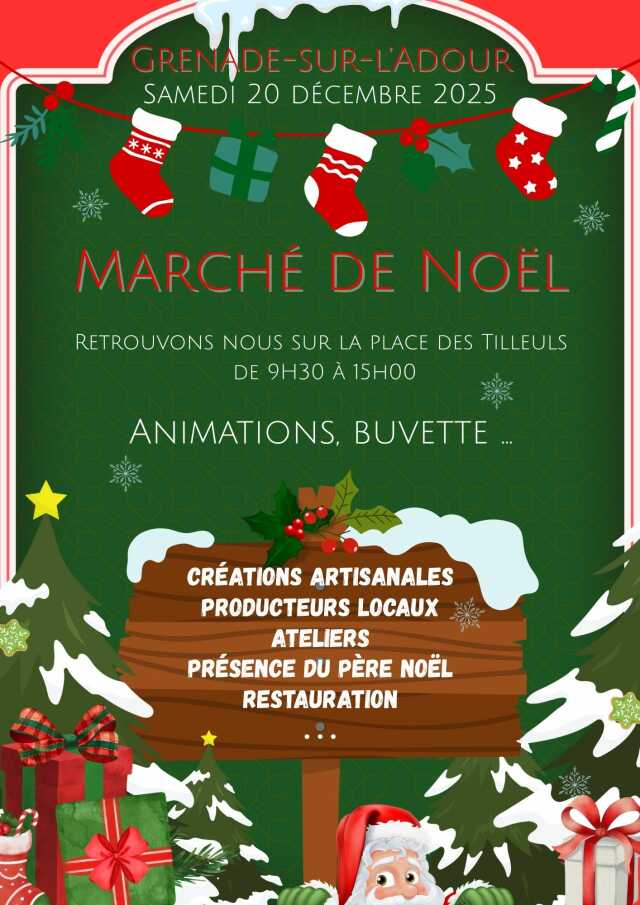 Marché de Noël de Grenade sur l'Adour