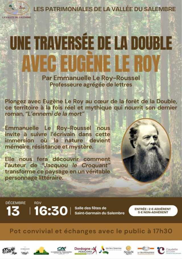 Conférence « Une traversée de la Double avec Eugene Le Roy »