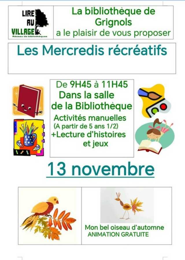 Mercredi récréatif