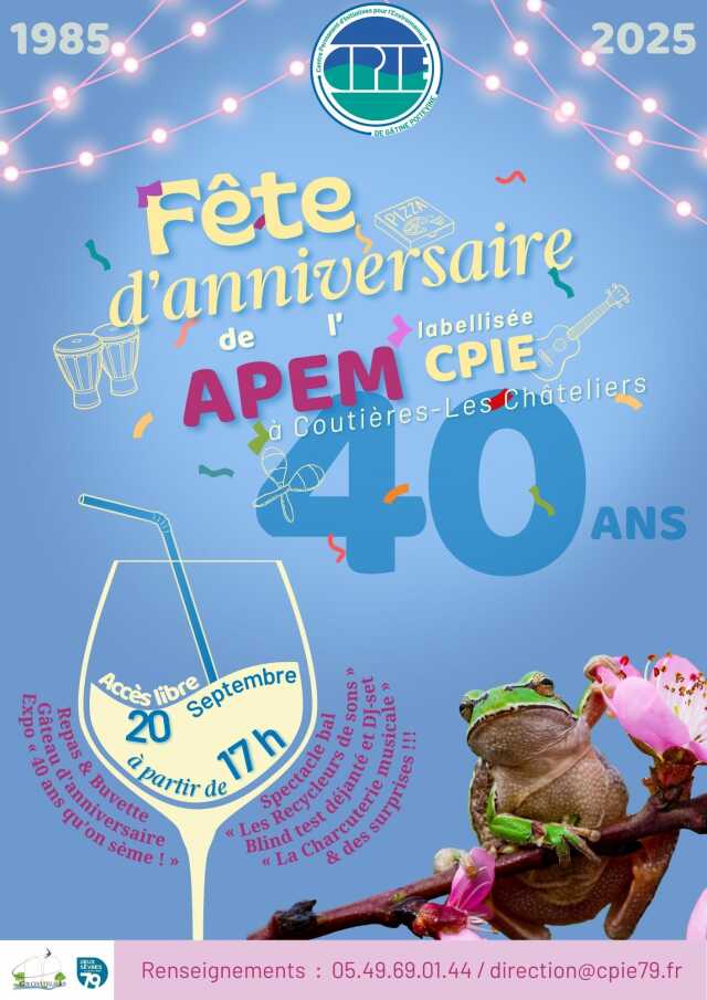 4O ans de l'APEM/CPIE de Gâtine poitevine