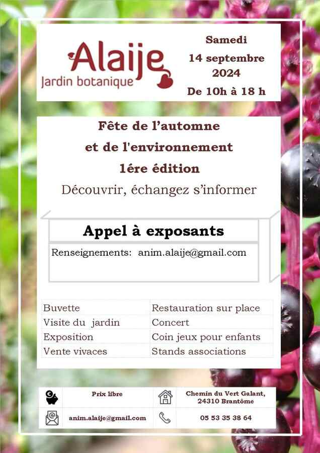 Fête de l'automne et de l'environnement