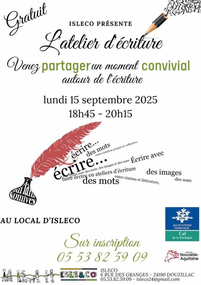 Atelier d'écriture