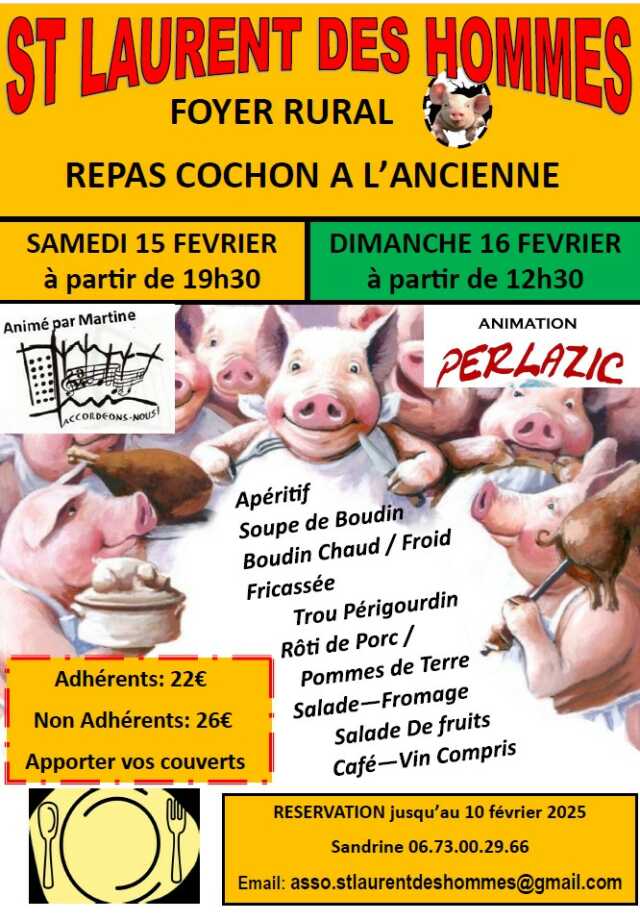 Repas Cochon à l’ancienne