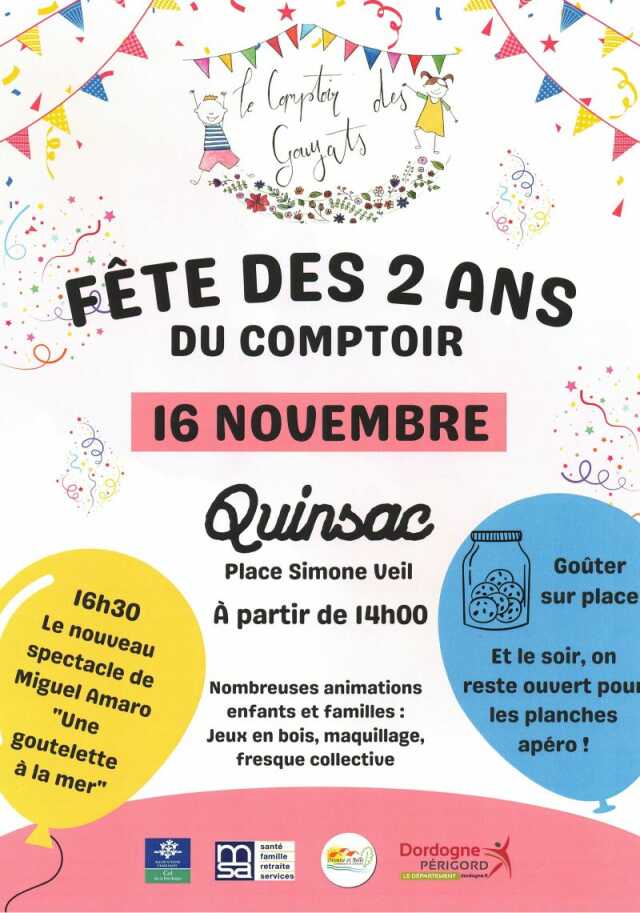 Fête des 2 ans du Comptoir des Gouyats