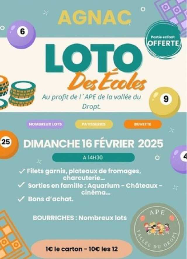 Loto de l'APE RPI Vallée du Dropt