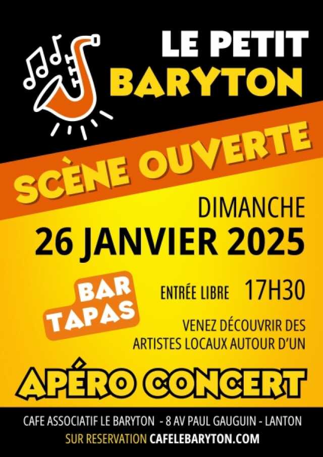 Café Le Baryton : Scène ouverte