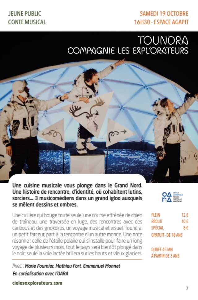 Toundra - Compagnie les Expl'Orateurs