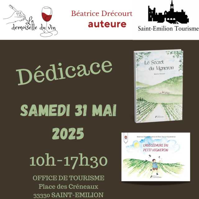 Séance dédicaces Béatrice Drecourt - Le Secret du Vigneron