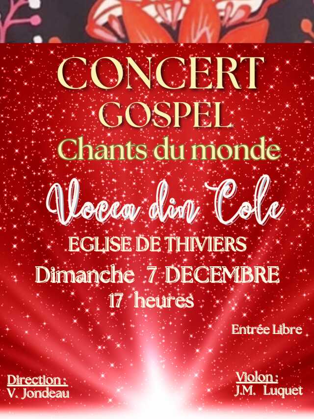 Concert chant du monde