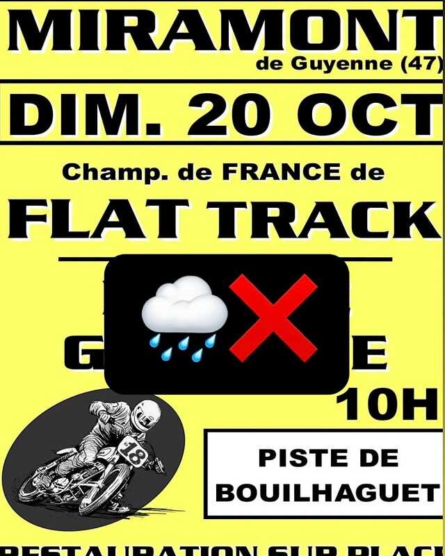 ANNULÉ - Championnat de France de Flat-Track