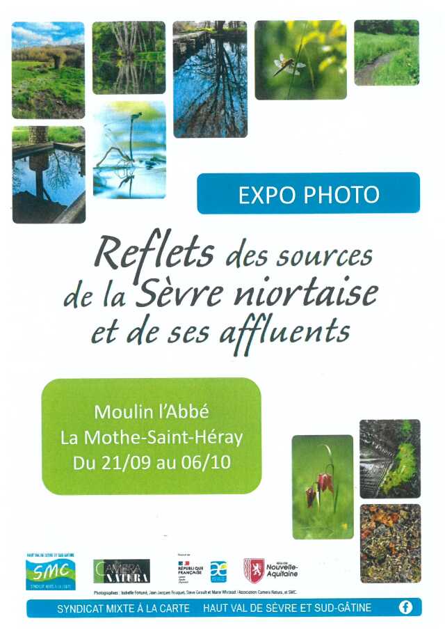 Exposition photo : Reflets des sources de la Sèvre niortaise et de ses affluents