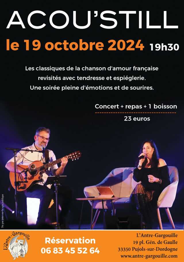 Concert Acou'Still à l'Antre-Gargouille