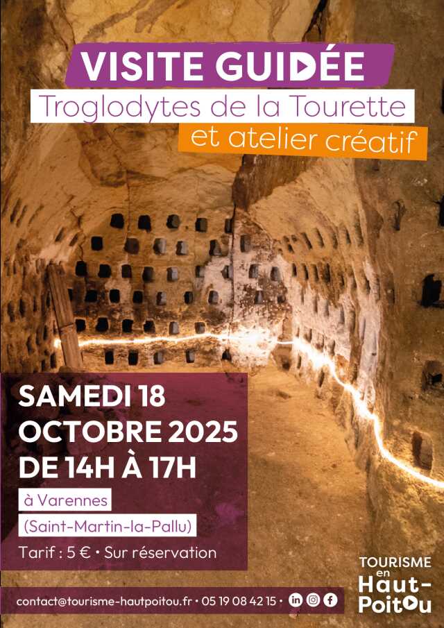 Visite des Troglodytes de la Tourette et atelier