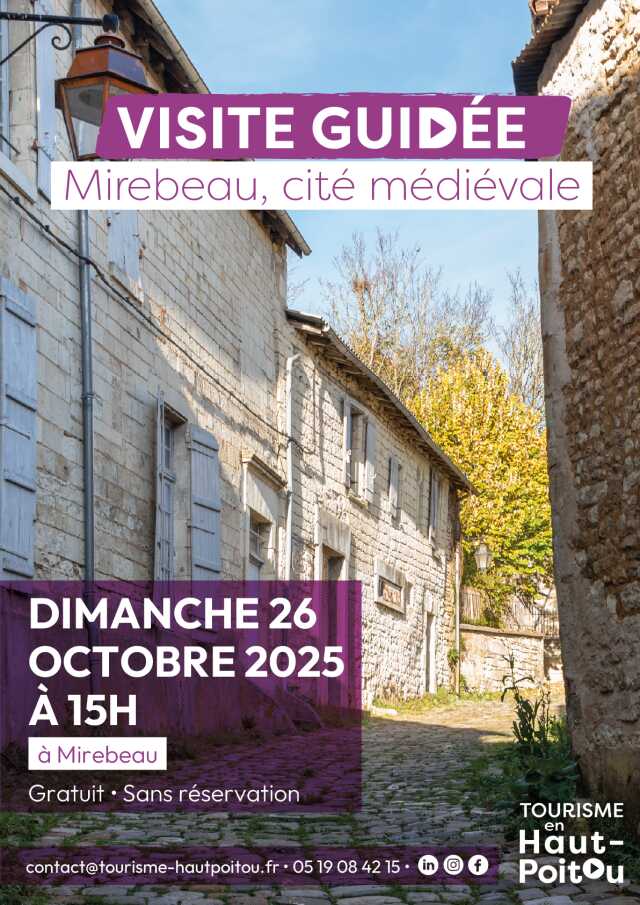 Visite de la cité médiévale de Mirebeau