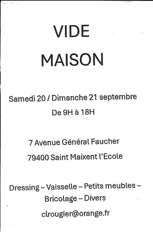 Vide Maison