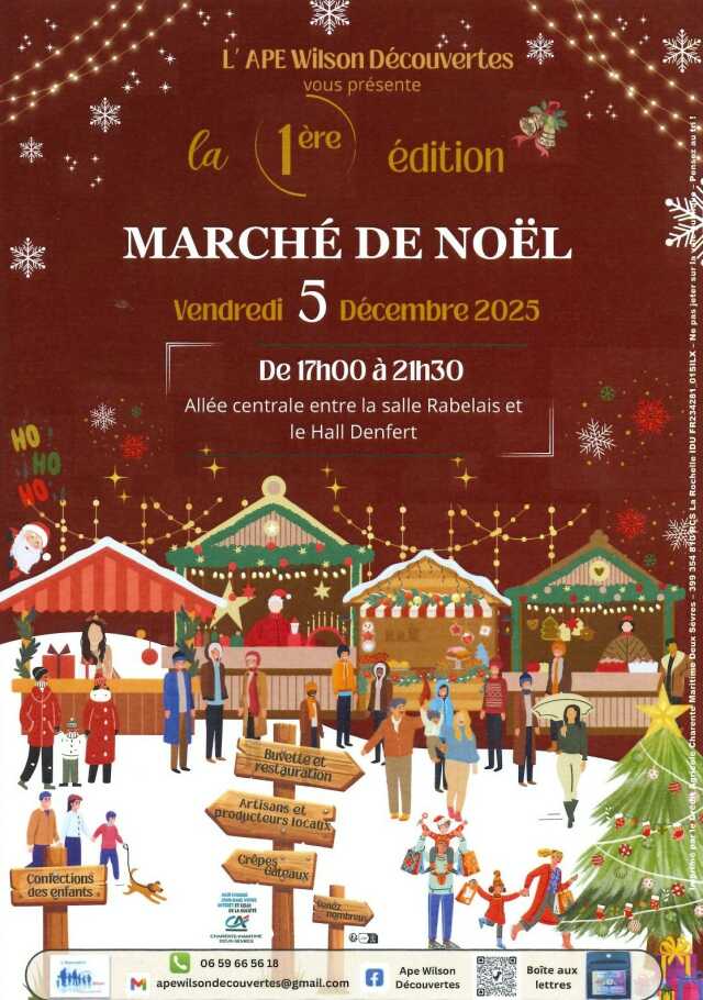 Marché de Noël - APE Wilson Découvertes