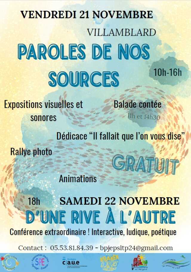 Conférence « D’une rive à l’autre »