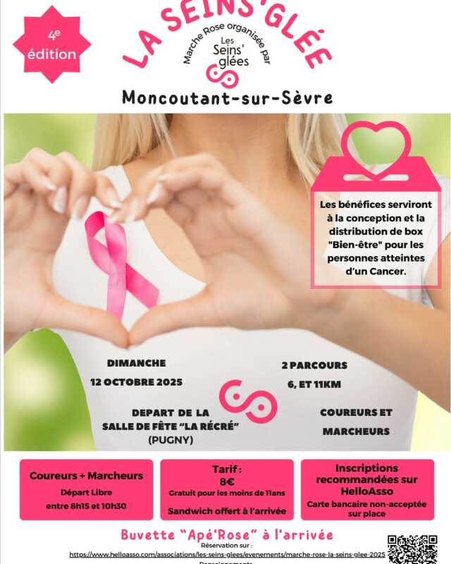 Octobre Rose - La marche rose des Seins'Glées