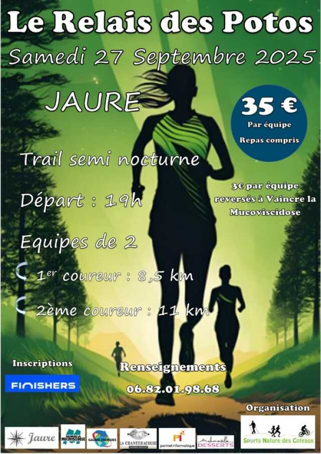 Trail semi-nocturne en relais