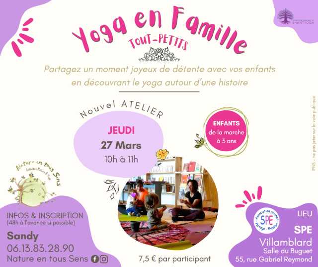 Yoga en famille pour les tout petits