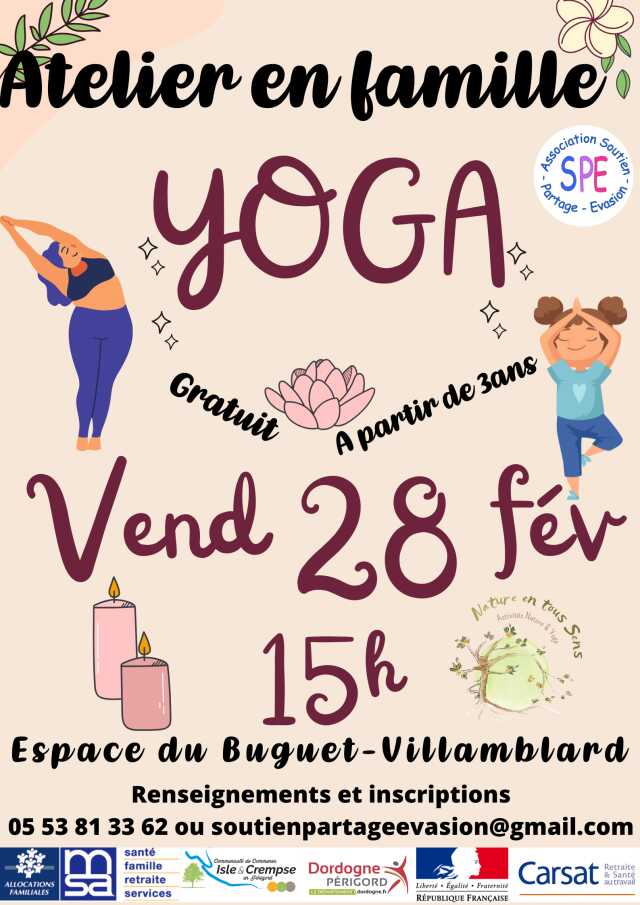 Atelier Yoga en famille