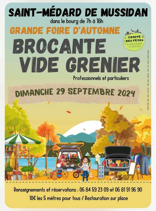 Grande foire d’automne et Brocante/Vide Grenier