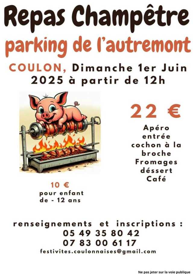 Repas Champêtre à Coulon