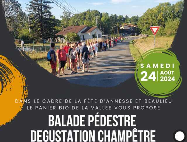 Balade pédestre et dégustation champêtre