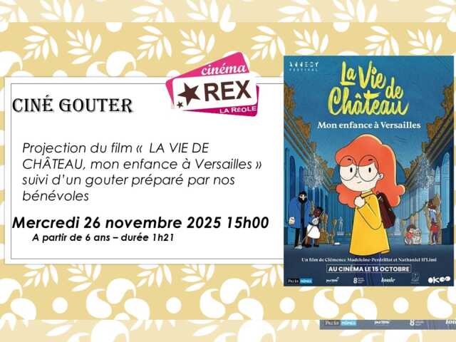 Ciné gouter: Ma vie de château