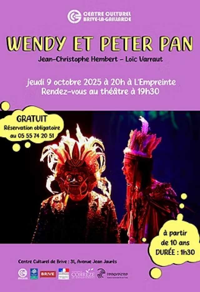 Wendy et Peter Pan (Théâtre de Brive)