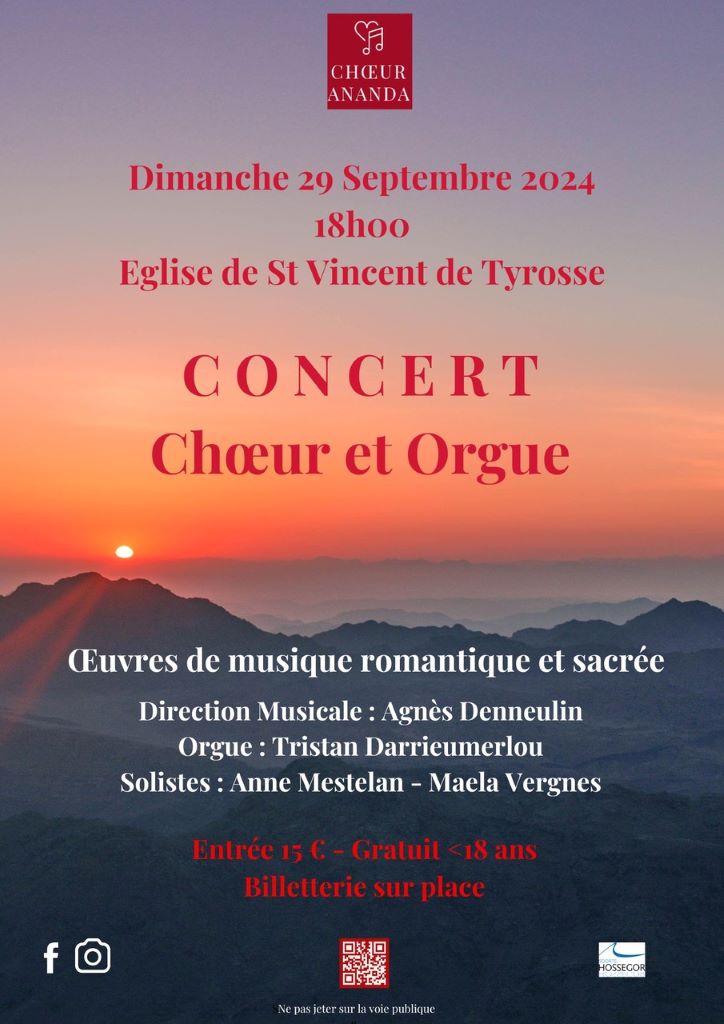 Le Choeur Ananda en concert