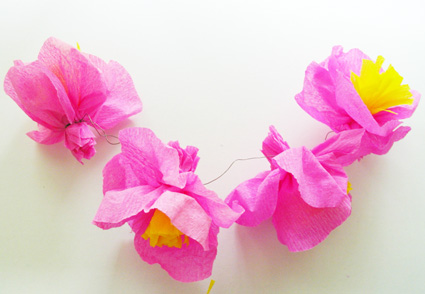 Atelier du mercredi | Fleurs en crépon