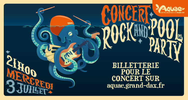 Concert Rock and Pool Party
