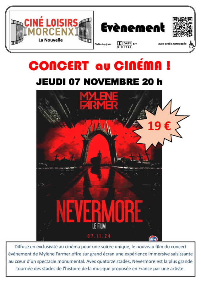 CONCERT au CINEMA - Mylene Farmer