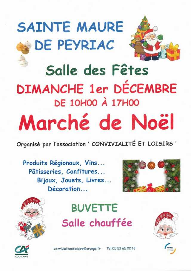 Marché de Noël de Sainte-Maure-de-Peyriac