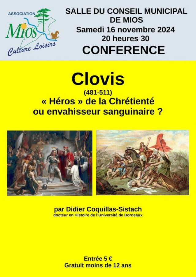 Conférence : Clovis, Roi des Francs