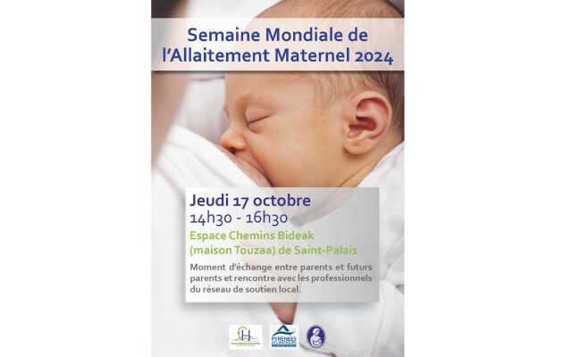 Semaine Mondiale de l'Allaitement Maternel 2024 : moment d'échange entre parents et futurs parents