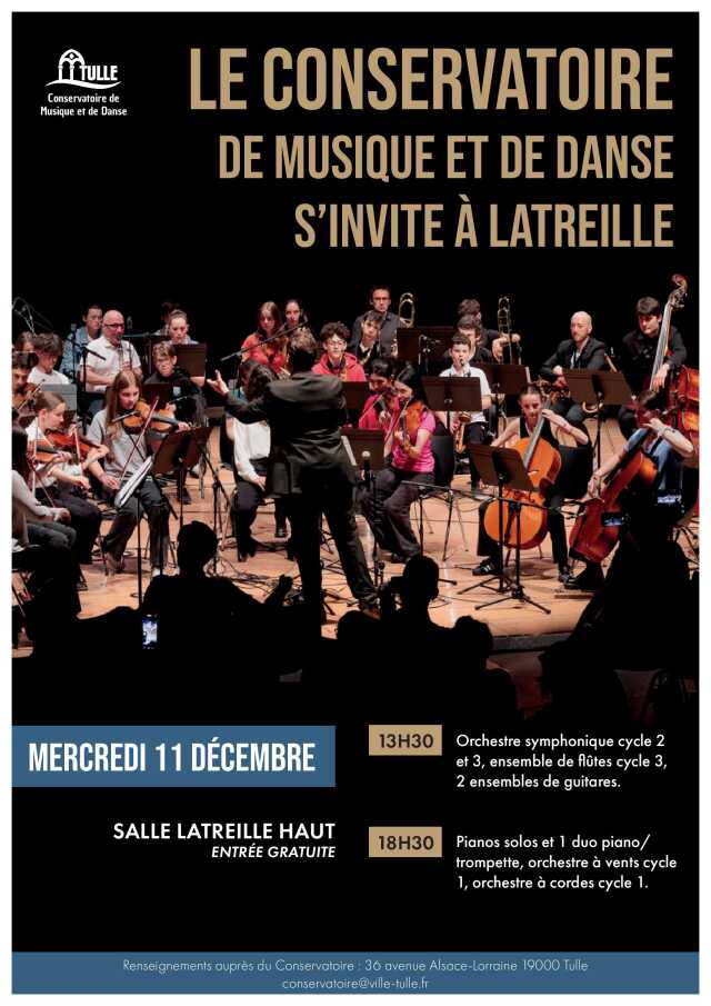 Le Conservatoire de musique et de danse s'invite à Latreille