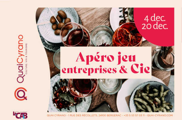 Apéro jeu entreprises & Cie • Quai Cyrano