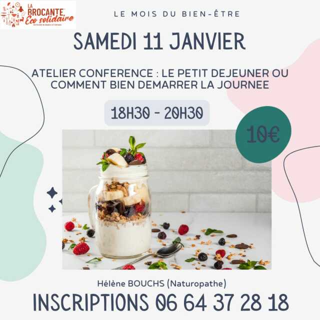 Atelier conférence petit-déjeuner