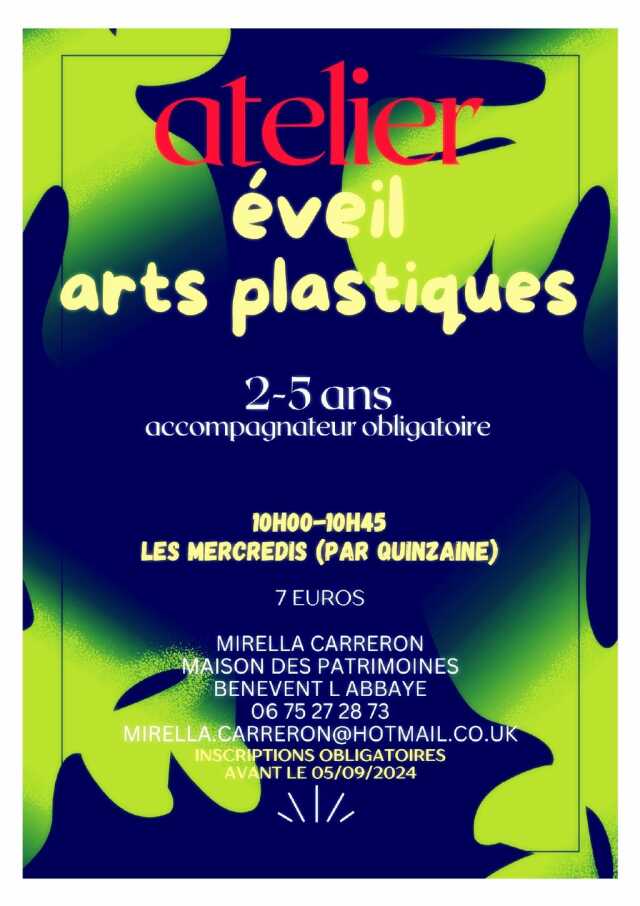 Ateliers Eveil Arts Plastiques de Mirella